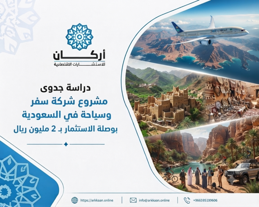 دراسة جدوى مشروع شركة سفر وسياحة